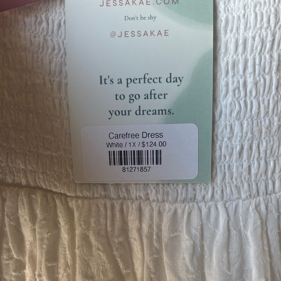 JessaKae Ivory Smocked Dress - Picture 4 of 4